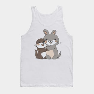 Rabbit & Otter Hug Tank Top